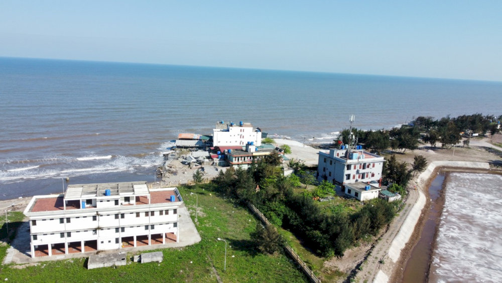 Khu du lịch biển Cồn Vành nhìn từ trên cao